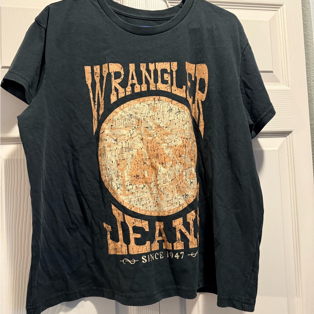 Wrangler Charcoal Tee XL $20